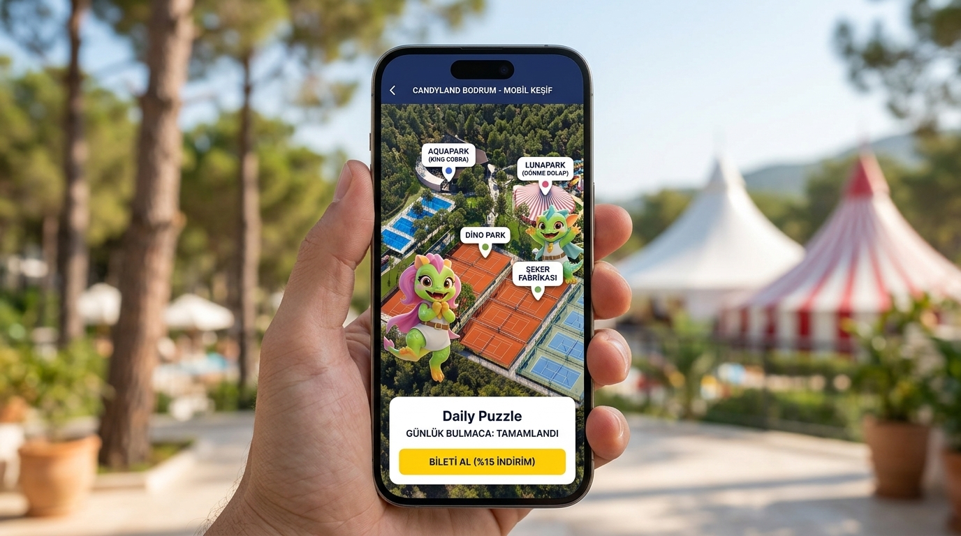 Candyland Resmi Mobil Uygulama Arayüzü
