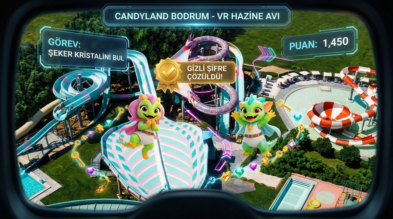 Candyland VR Başlık Gözünden Tesis İçi Hazine Avı