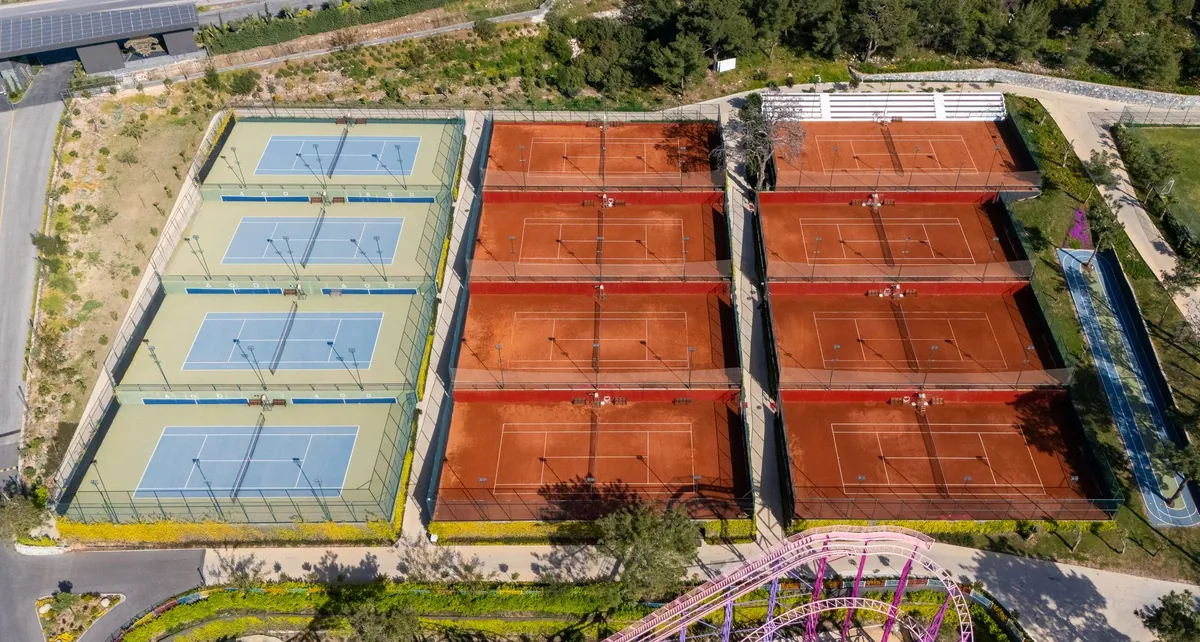 Candyland Tennis Court